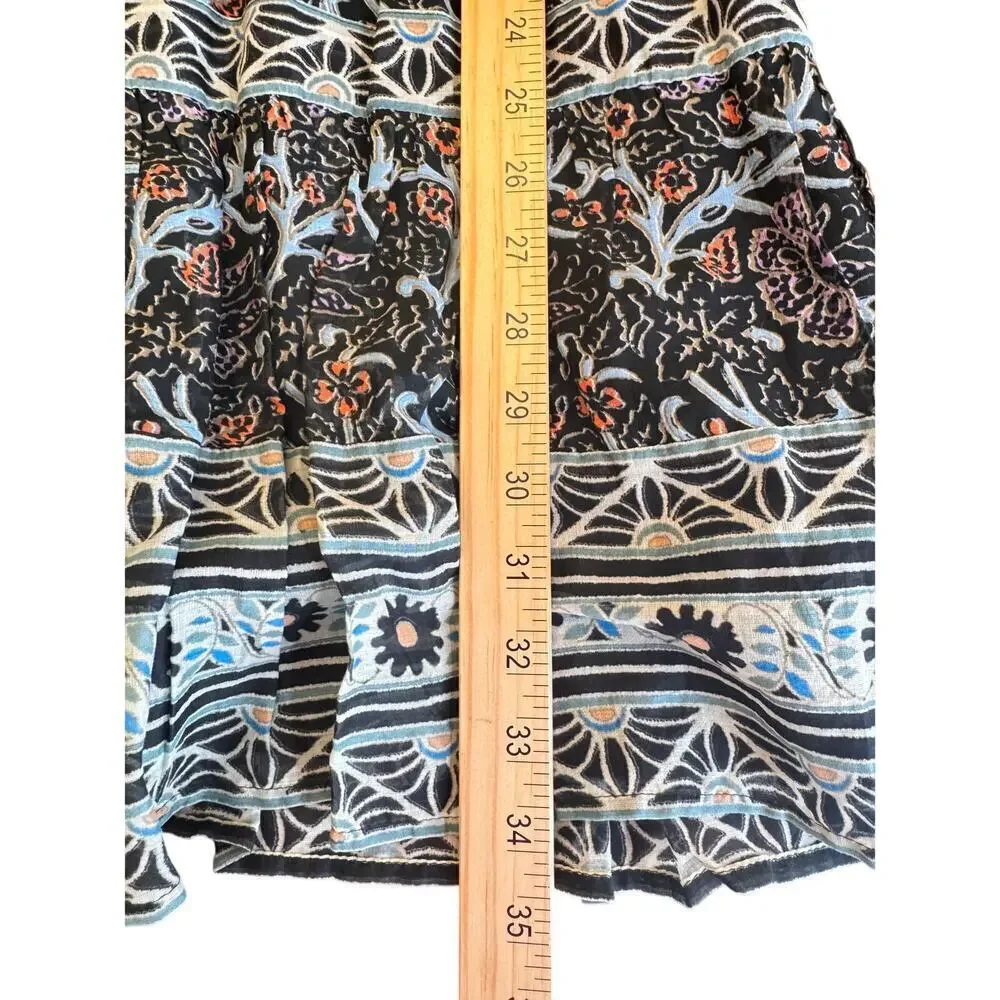 Sea New York Boho Floral Dress Size XL - Designer Mixed Print Cotton Dress - Picture 10 of 14